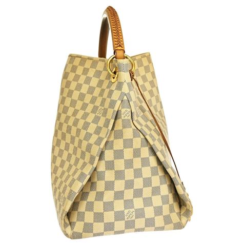 LOUIS VUITTON Damier Azur Artsy MM Shoulder Bag N41174 